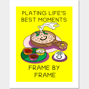 Food bloggers plate moments Posters and Art